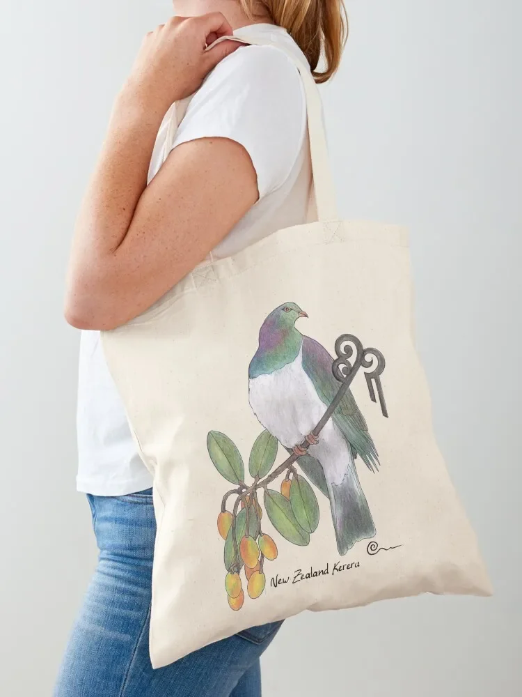 Kereru - New Zealand Pigeon Tote Bag Women's bags Canvas stote bag Women's shopper Tote Bag