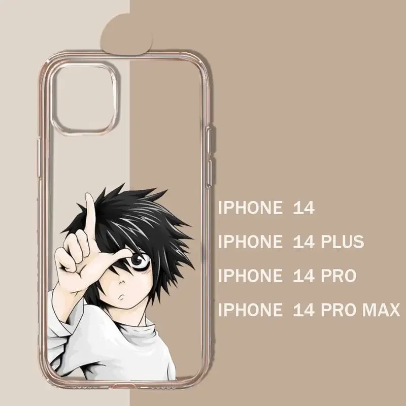 Death Note Ryuk manga Anime Phone Case Transparent soft For iphone 11 13 12 14 15 pro max mini plus