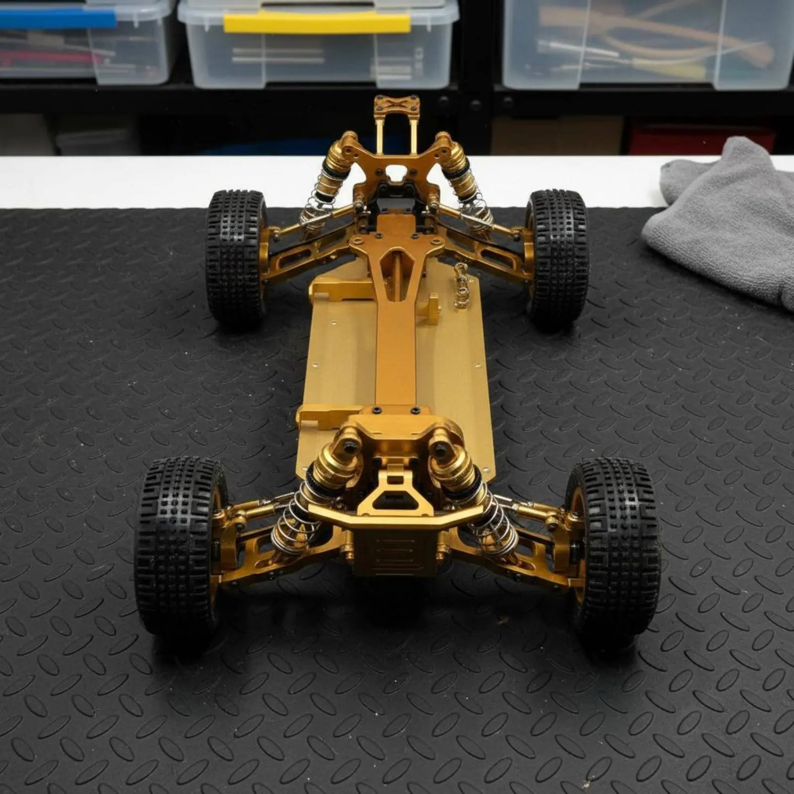 

Металлическая рама шасси для радиоуправляемых моделей 1/12 масштаба, долговечная конструкция, комплект для сборки, простая установка