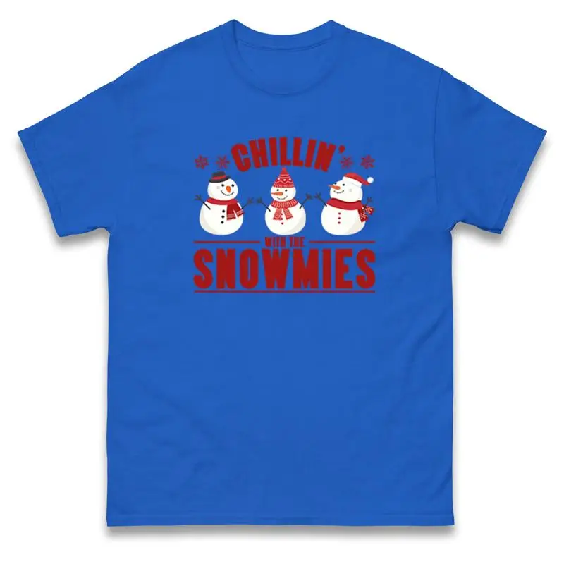 

Chillin With The Snowmies Christmas T Shirt Fun Festive Snowman