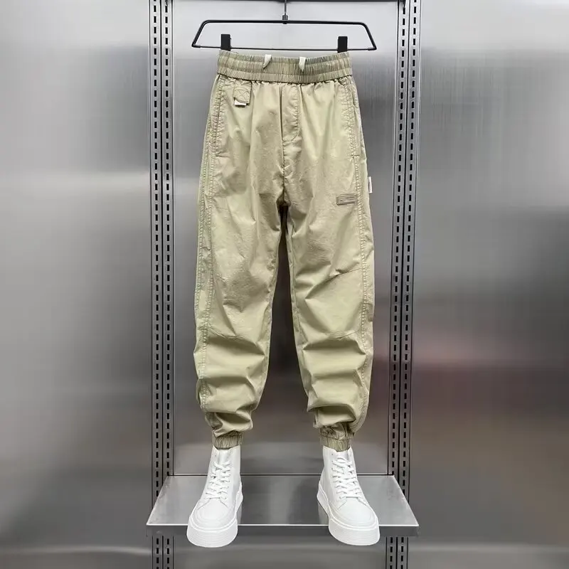 Hip Hop Men's Cargo Pants Sports Drawstring Casual Harem Sweatpants Fashion Harajuku Men's Streetwear Jogging Trousers y2k pants