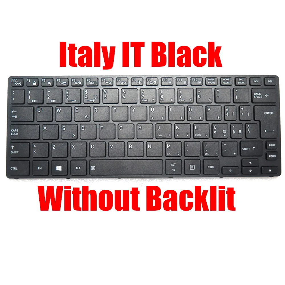 GR IT Laptop Keyboard For Dynabook For Tecra A40-G Germany Italy Black New