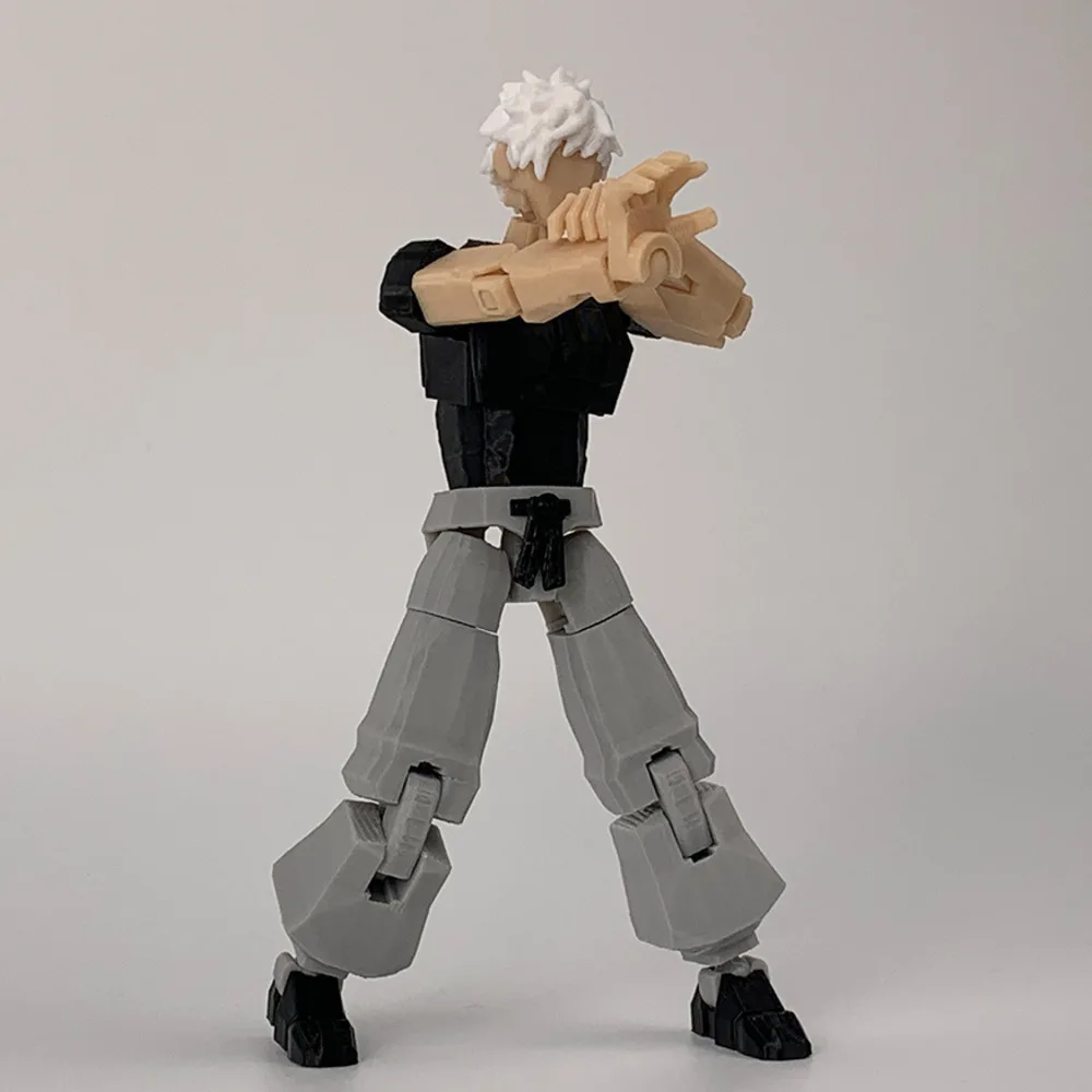 3d impresso jujutsu kaisen gojo satoru anime multi-articulado shapeshift brinquedos figuras de ação manequim modelo ornamentos presentes