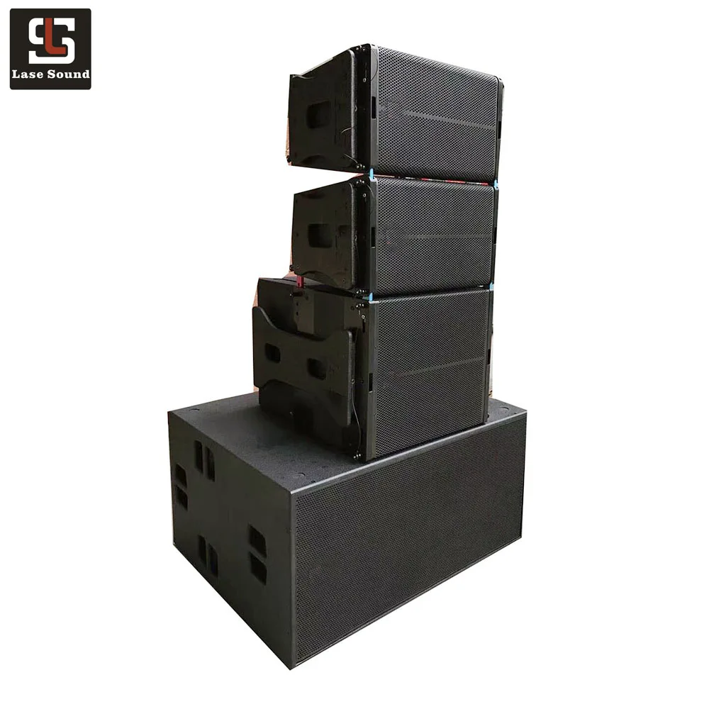 Lase Sound made LA-2 single 12 inch line array sound system speaker for stage performance