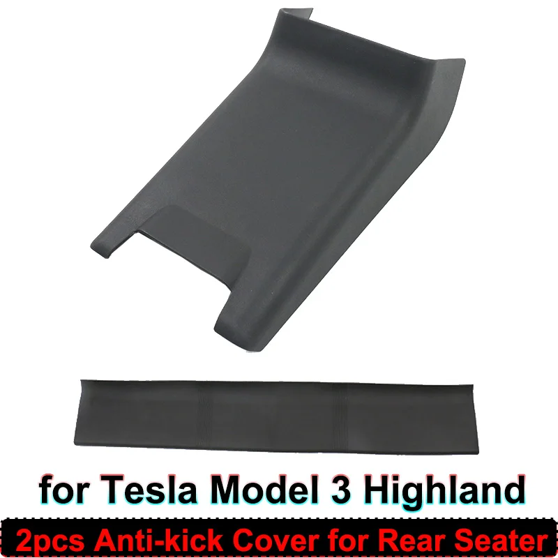 

for Tesla New Model 3 Highland 2024 Interior Accessories Rear Seat Anti-kick Protector Cover Air Conditioner Modified Protector