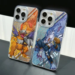 디지몬 모험 애완 동물 전화 케이스 삼성 갤럭시 S24 S23 울트라 플러스 5G S21 FE 깃털 질감 하드 커버