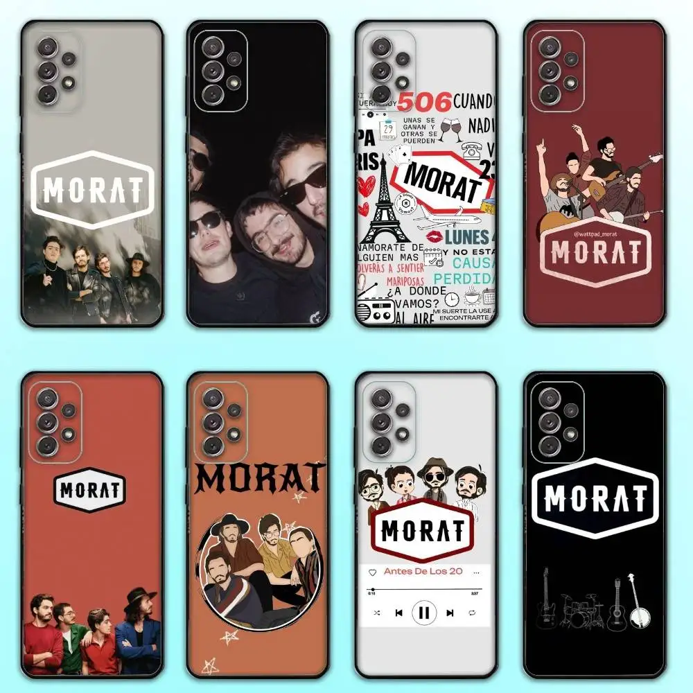 

M-Morat Band Phone Case For Samsung S25,S24,S21,S22,S23,S30,Ultra,S20,Plus,Fe,Lite,Note,10,9,5G Black Cover