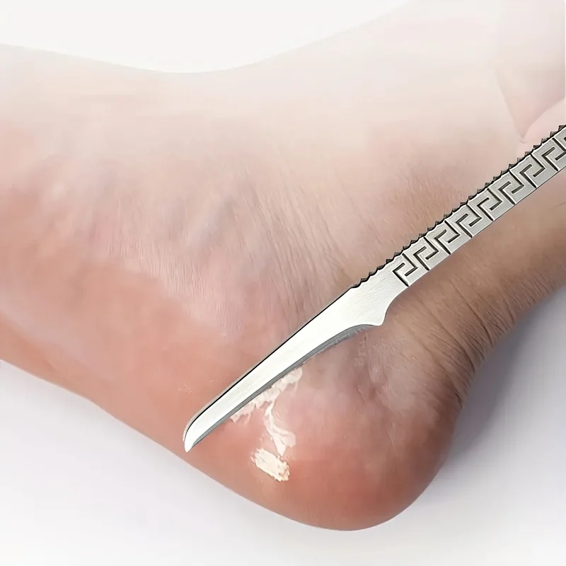 Stainless Steel Foot Pedi Knife for Hard Skin, on The Soles of The Feet. Corn-Specific Pedi Knife, Ingrown Toenail Pedi Knife