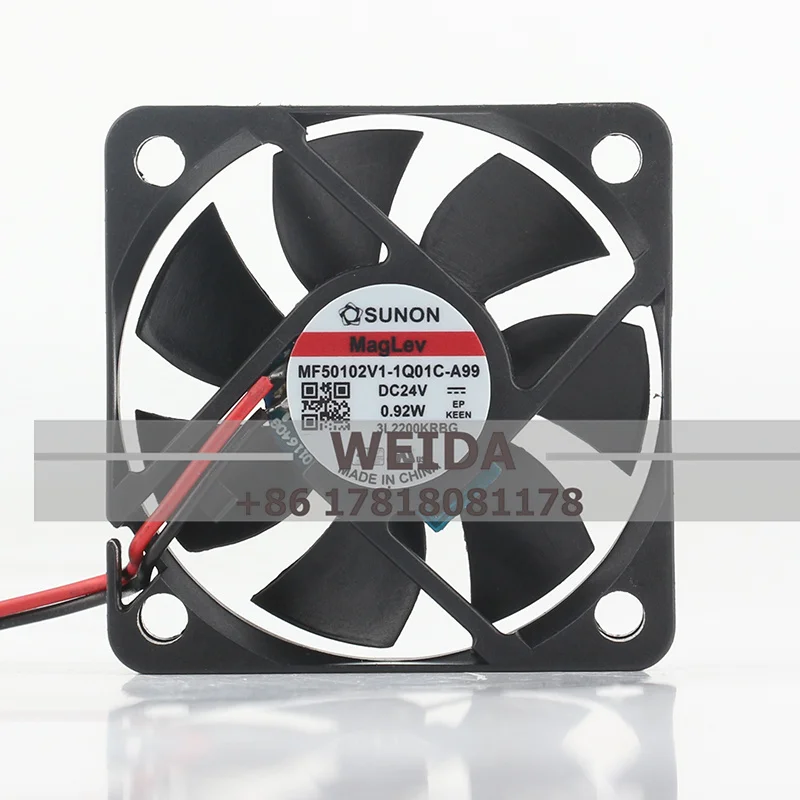 

SUNON MF50102V1-1Q01C-A99 5010 DC24V 0.92W/0.82W Suspended Maglev inverter Quiet cooling fan