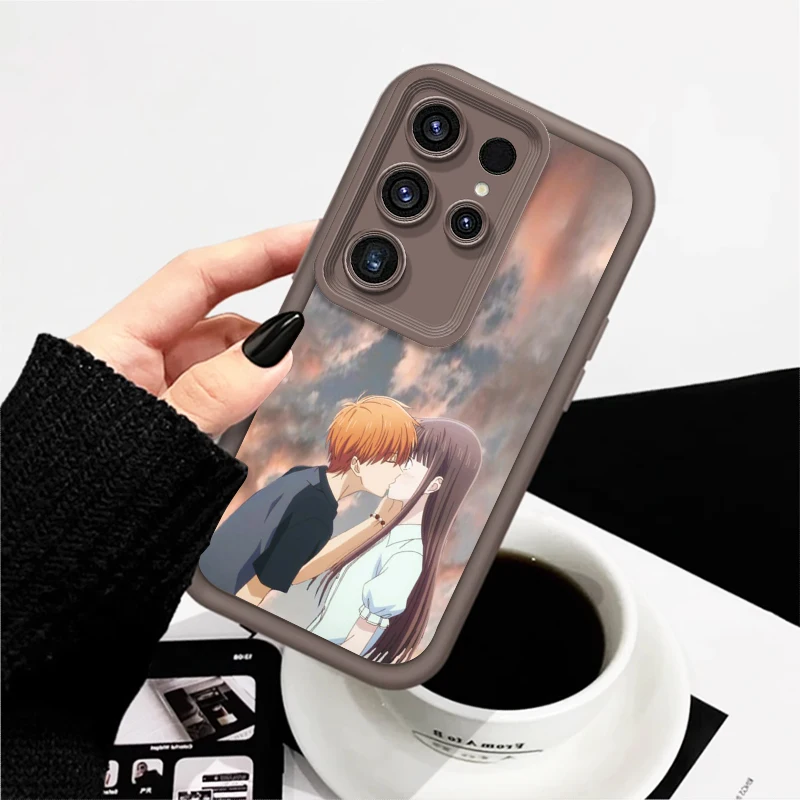 Fruits Basket Anime Cartoon For Samsung Note 20 S24 S23 S22 S21 S20 Ultra Plus FE A25 A23 A22 A15 A31 5G Eye Ladder Cover