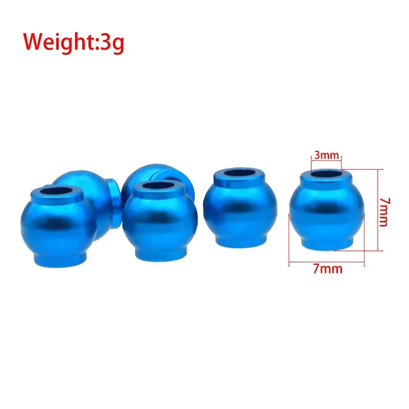Tamiya RC Accessory Tamiya TT02 STD-318 Aluminum Alloy Through-Hole Ball Joint for Steering LY180