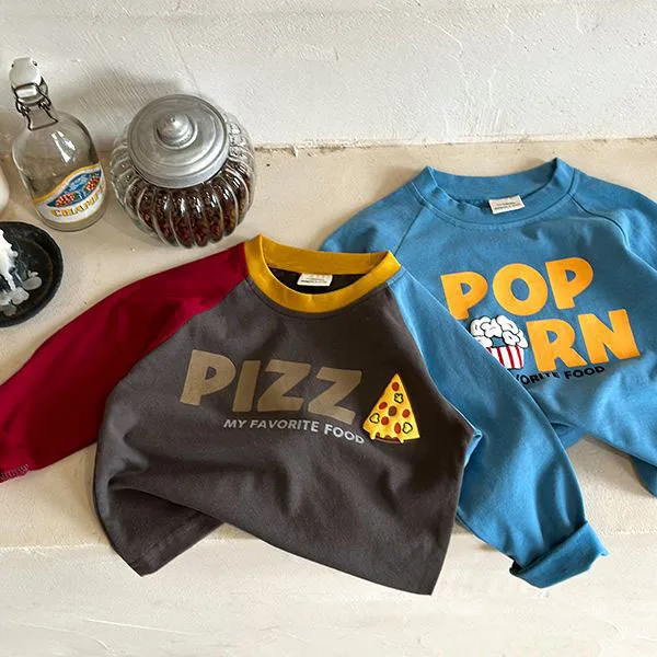 UNITIM Kinder Kontrast T-shirt Design Cartoon Langarm Baby Jungen Tops Frühling Herbst Reine Baumwolle Bodenbildung Shirt Trendy – Detail 4