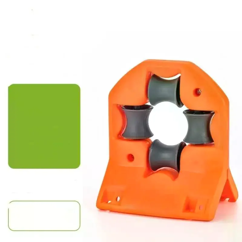 Anti Skid Pipe Positioning Roller Outdoor Garden Hose Guide Bracket Wall Corner Lawn Irrigation Hose Holder Accessories