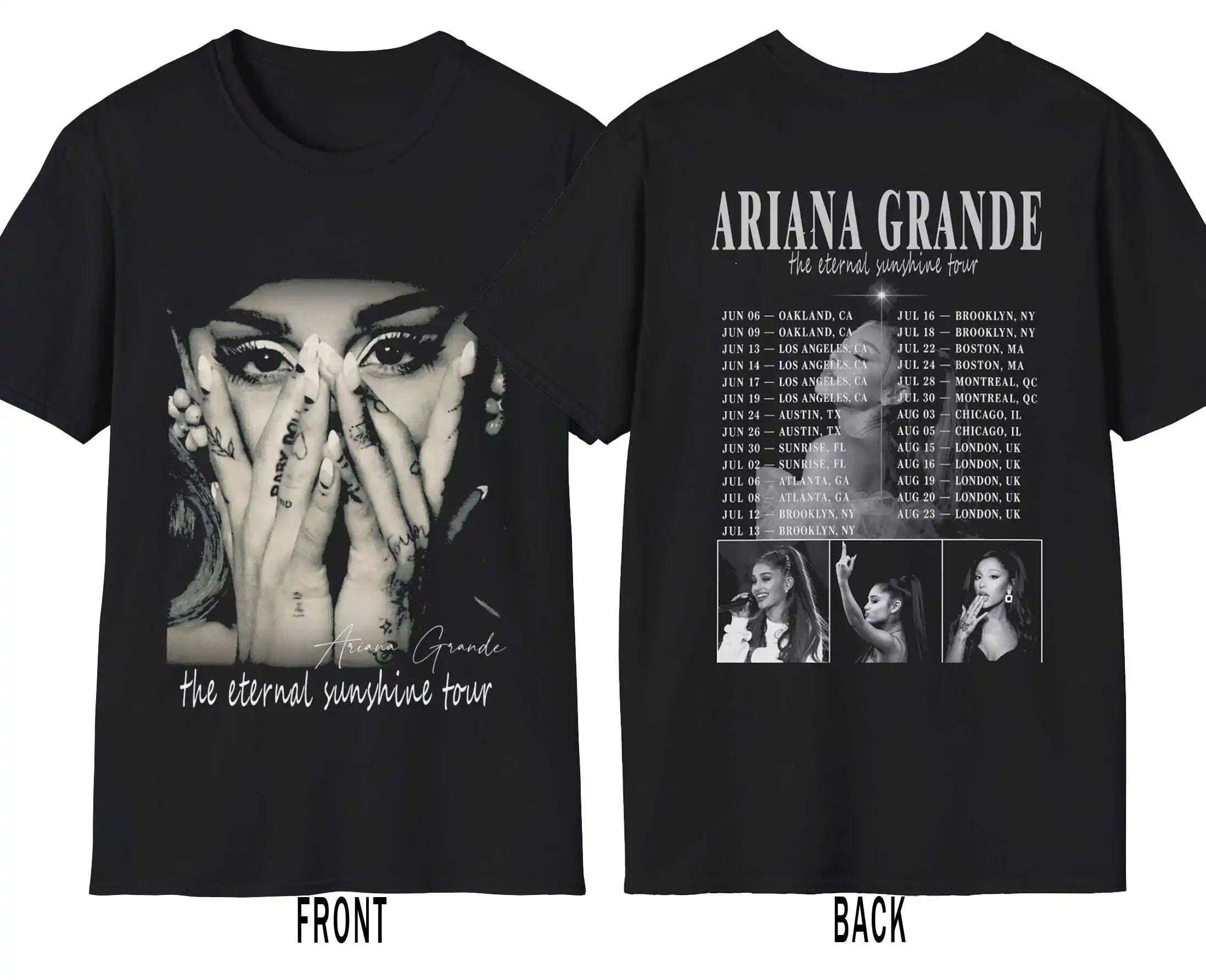Ariana Grande Tour 2026 Unisex Shirt, sweater, hoodie, | the eternal sunshine tour 2026 tee