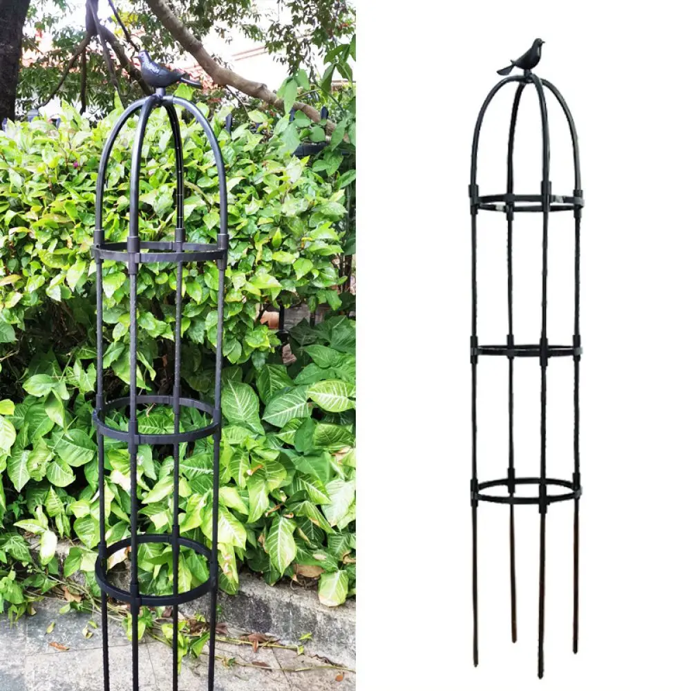 Vertical Plant Climbing Trellis Support For Rose Vine Pillar Frame Potted Flower Garden Balcony Decoration Holder