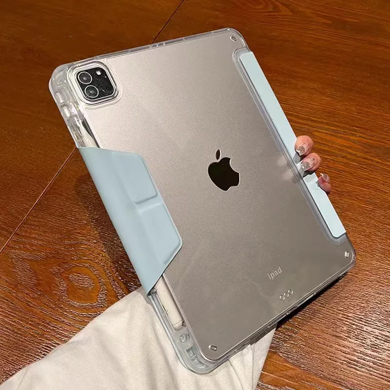 

For iPad 11th Air 11 M3 Case iPad Pro 11 Cover iPad Air 4 5 10th 10.9 9.7 7th 8th 9th 10.2 Funda Magnetic Smart Cover with Clasp