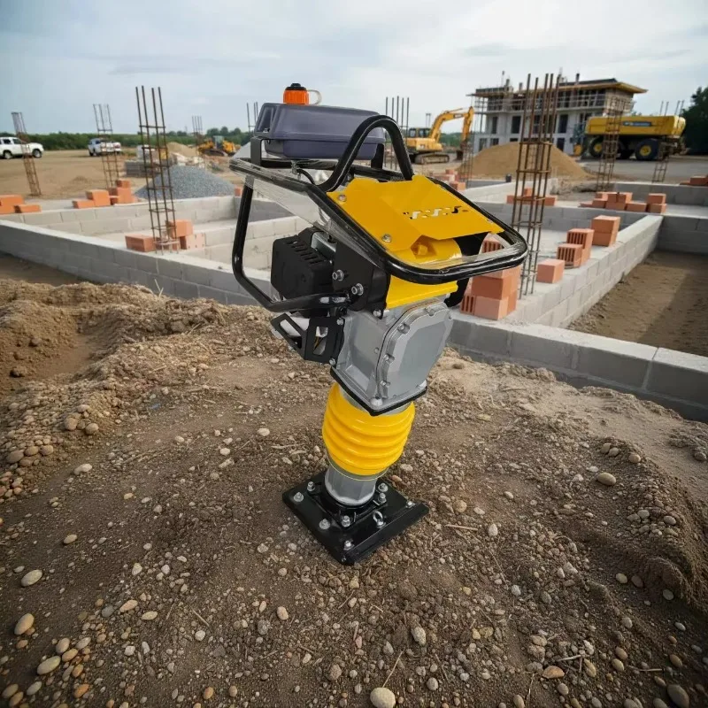 

Factory Supplier Engine 5.5hp 6.5hp Jumping Jacks Tamping Rammer Machine