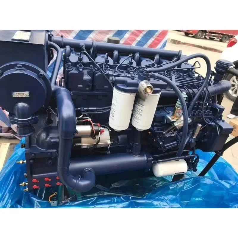 Cheap Price 2300rpm 250hp Weichai Marine Boat Engine With Gearbox for Yacht WP6C250-23