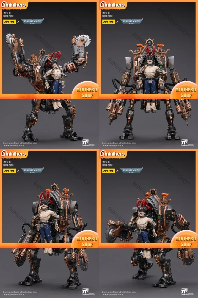 

В наличии: Коллекционная фигурка JOYTOY Adepta Sororitas Penitent Engine в масштабе 1/18, модель по мотивам Warhammer 40K, научно-фантастическая аниме-фигурка