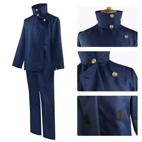 2025 Costume cosplay Itadori Yuji Inumaki Toge/Fushiguro Megumi Cosplay include pantaloni uniformi per Anime Comic Con