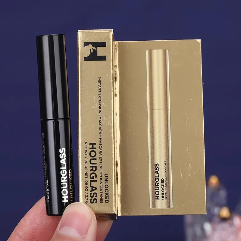 Rímel desbloqueado 2.7g, extensão instantânea, secagem rápida, ampulheta, cílios, ondulação natural, grosso, volume extra, cosméticos