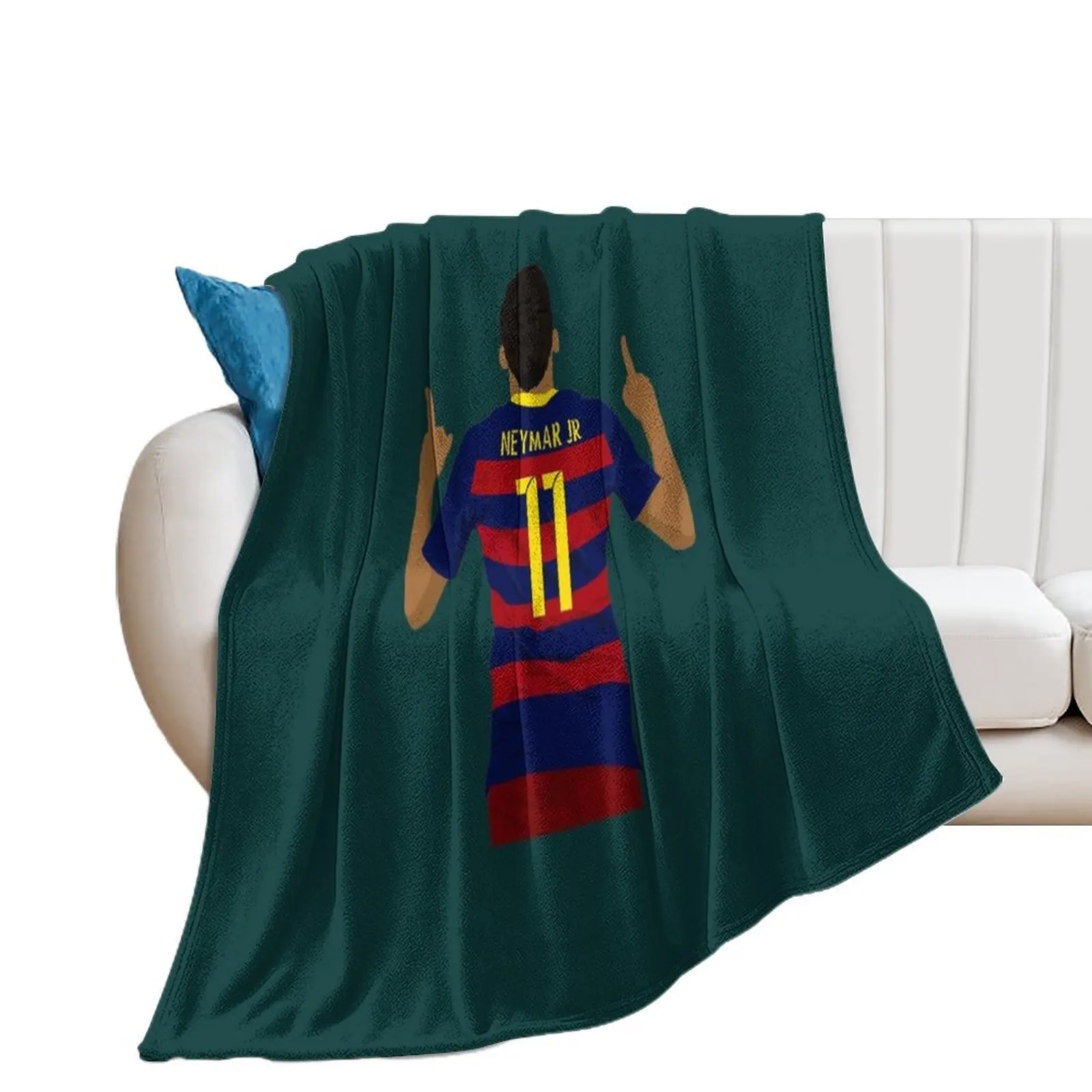 

Neymar Throw Blanket Large Plush For Decorative Sofa Bed linens Blankets