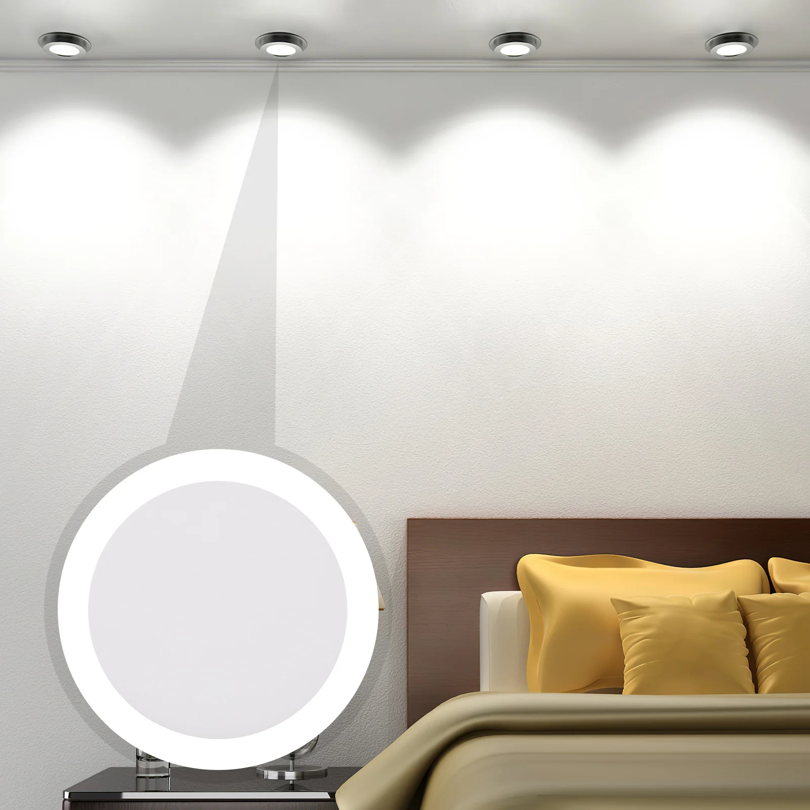 20 قطعة Led مادة الكمبيوتر السلس الصلب نشر استبدال يغطي ل النازل التظليل لوحة مصباح نشر لوحات