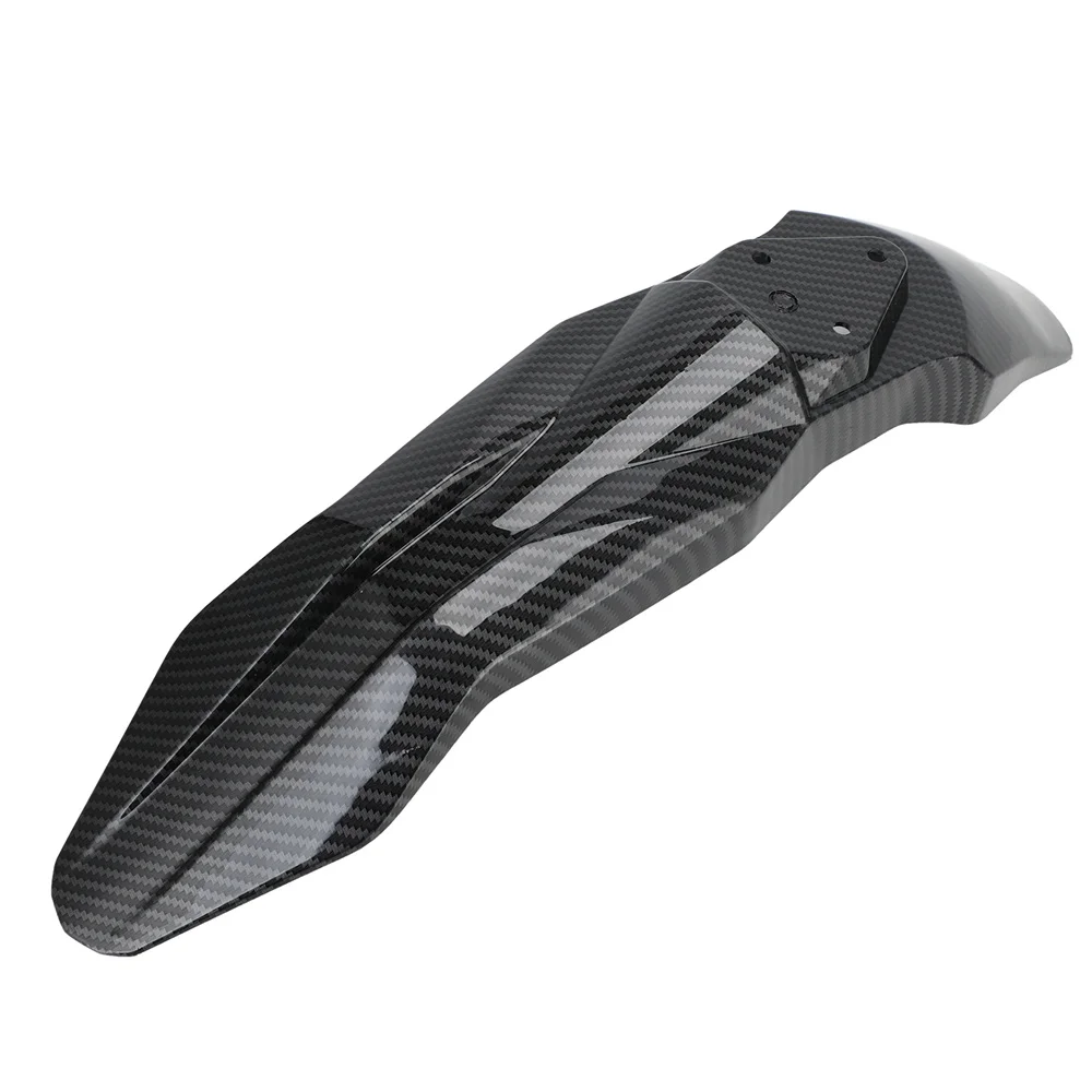 Motorcycles Accessories Front Fender Mudguard Carbon Fiber Pattern Plastic Parts For Talaria Sting X3 MX3 MX4  Electric Bike