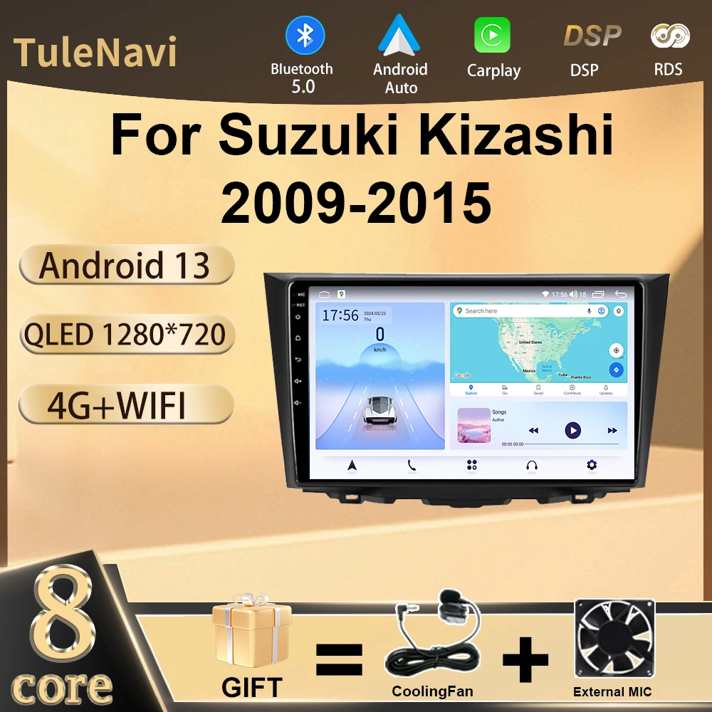 

Автомобильный радиоприемник L400 для Suzuki Kizashi 2009 2010 - 2015 Android автомобильный мультимедийный видеоплеер DSP GPS-навигатор беспроводной Carplay 2DIN