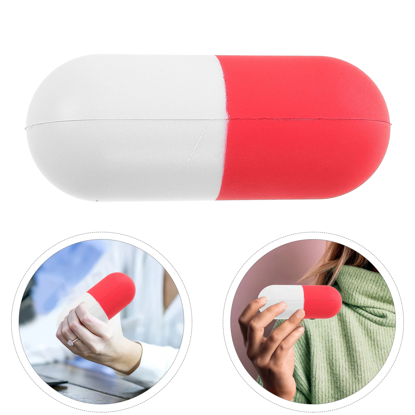 Pill Toy Stress Ball Motivational Squeeze Balls Fidgets for Classroom Soft Whimsical Donating Blood Eva Boob