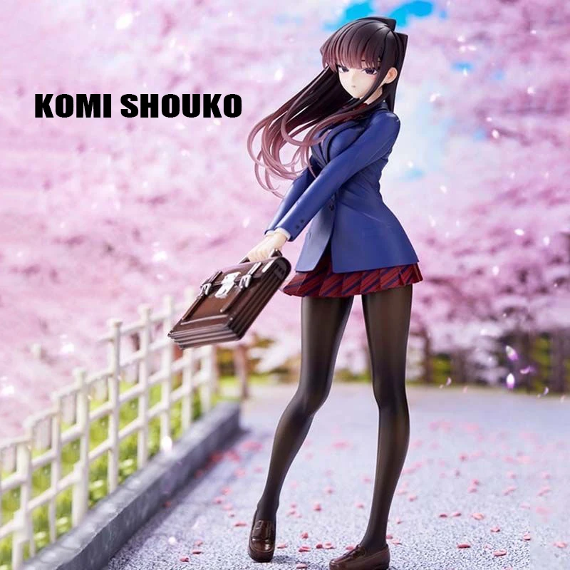 

Anime Komi Shouko Figurine GK Komi Can't Communicate Action Figures Cute Changeable Faces PVC Model Collection Birthday Toys