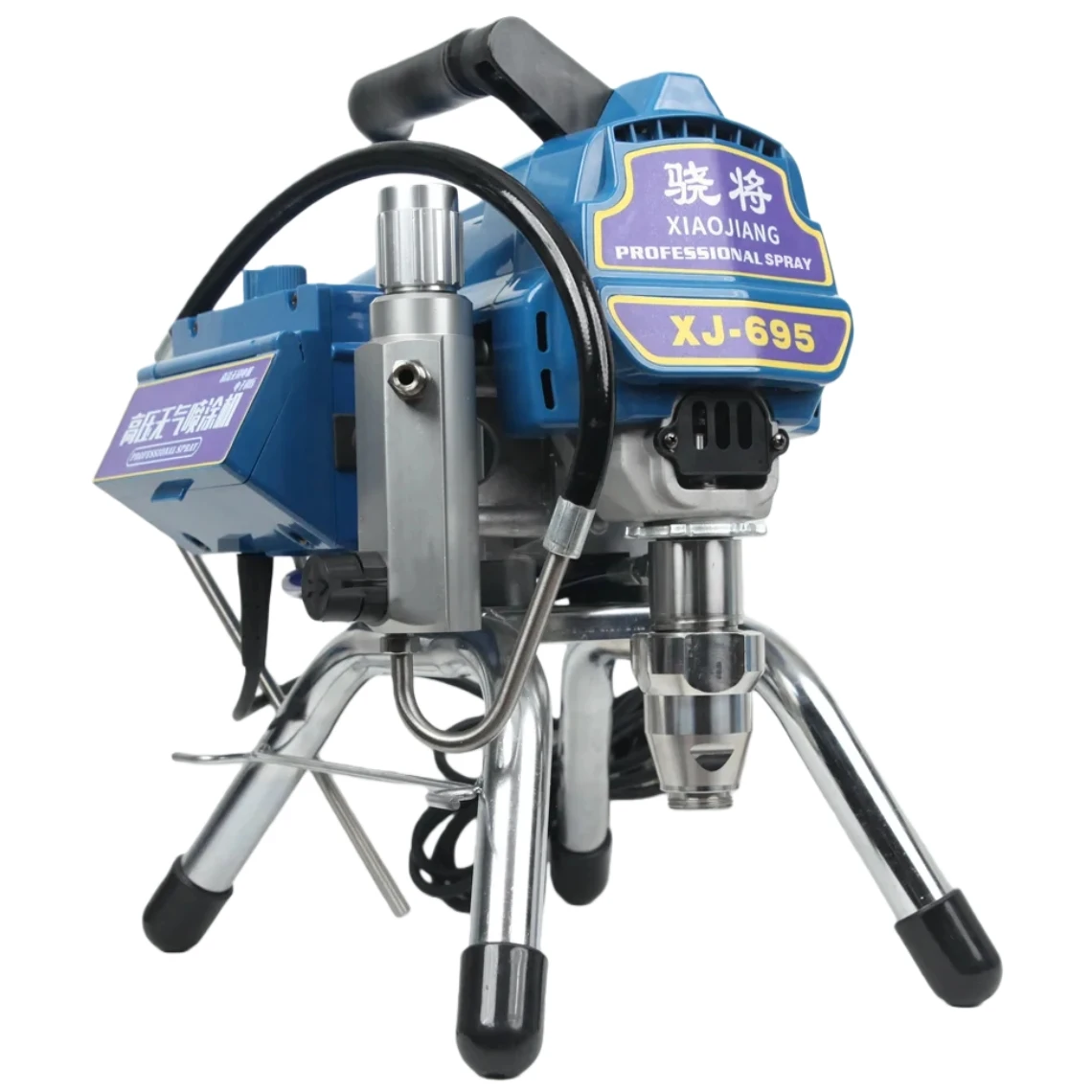 ‌УНИВЕРСАЛЬНЫЙ РАСПЫЛИТЕЛЬ XJ695 ДЛЯ КРАСОК, ШПАКЛЕВКИ И ЛКМ - ПОЛНЫЙ КОМПЛЕКТ С ПИСТОЛЕТОМ