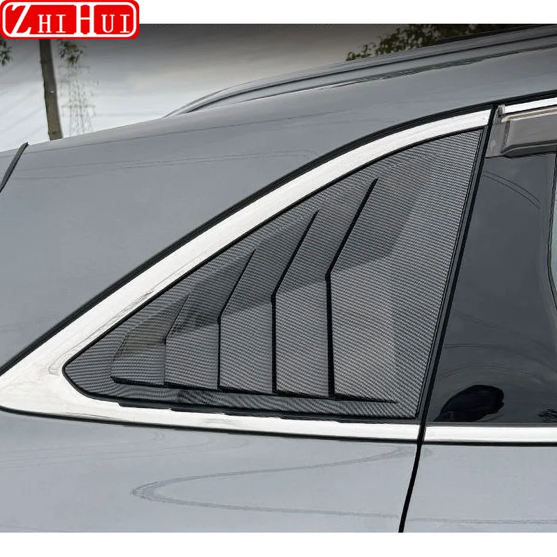 For Changan CS75plus 4th Gen CS75 Plus IV 2025 2026 Car Rear Triangular Louver Window Decoration with Shark Fin Auto Accessories