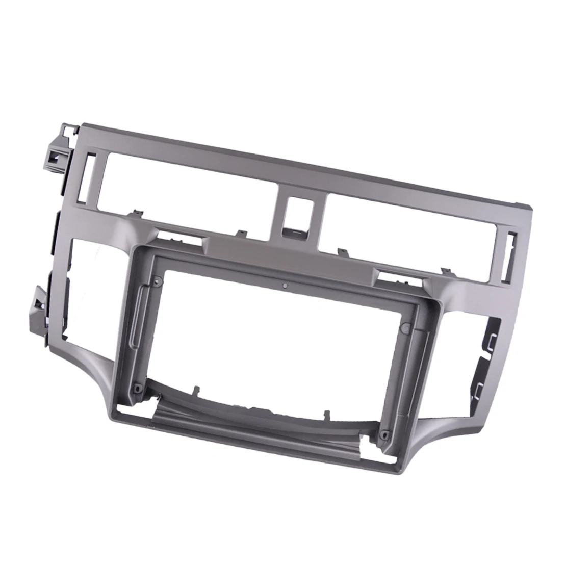 

Silver Car Interior Radio Stereo Fascia Panel Frame Trim ABS Fit for Toyota Avalon 2010 2009 2008 2007 2006