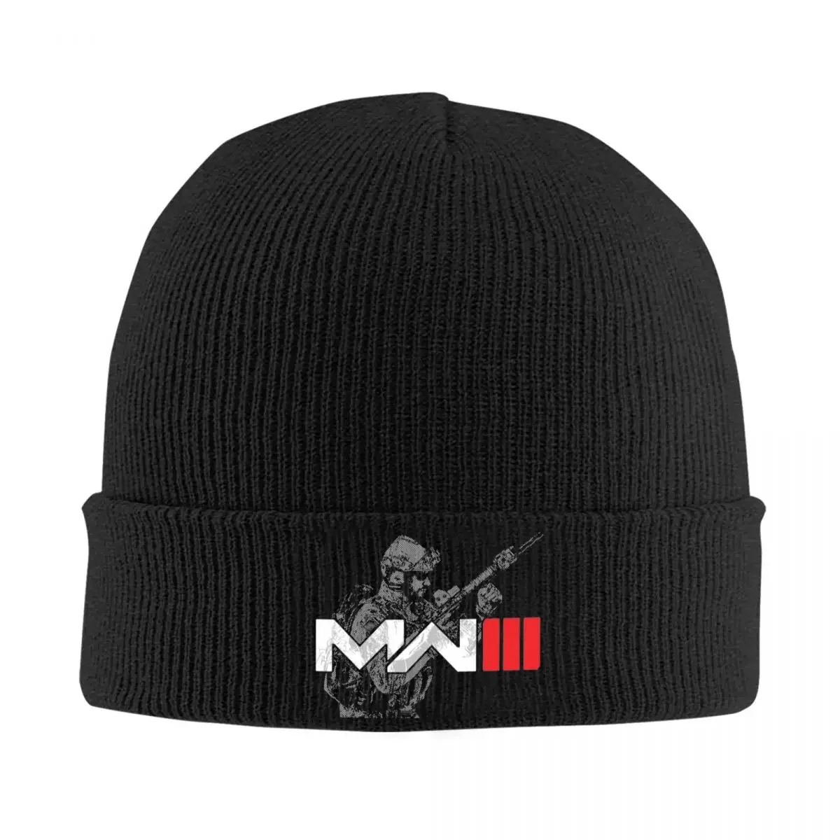 Call Of Duty Hat Autumn Winter Beanie Street Soldier Ready for Warfare 2 Game Cap Men Women Acrylic Knitted Hat