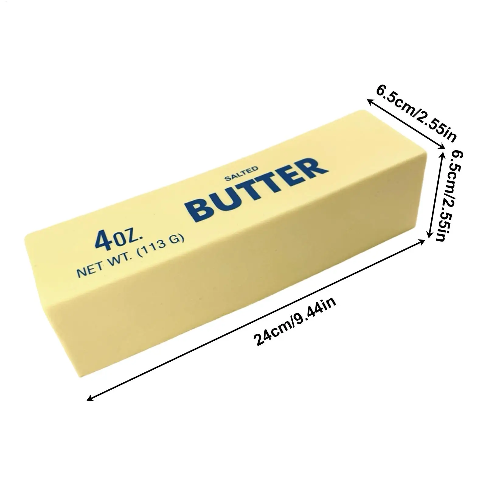 1PC Squishys Boterstok Zacht Leuk Realistisch Vrijetijdsspellen met romige geur Perfect voor spelen en zintuiglijk plezier Zintuiglijk speelgoed