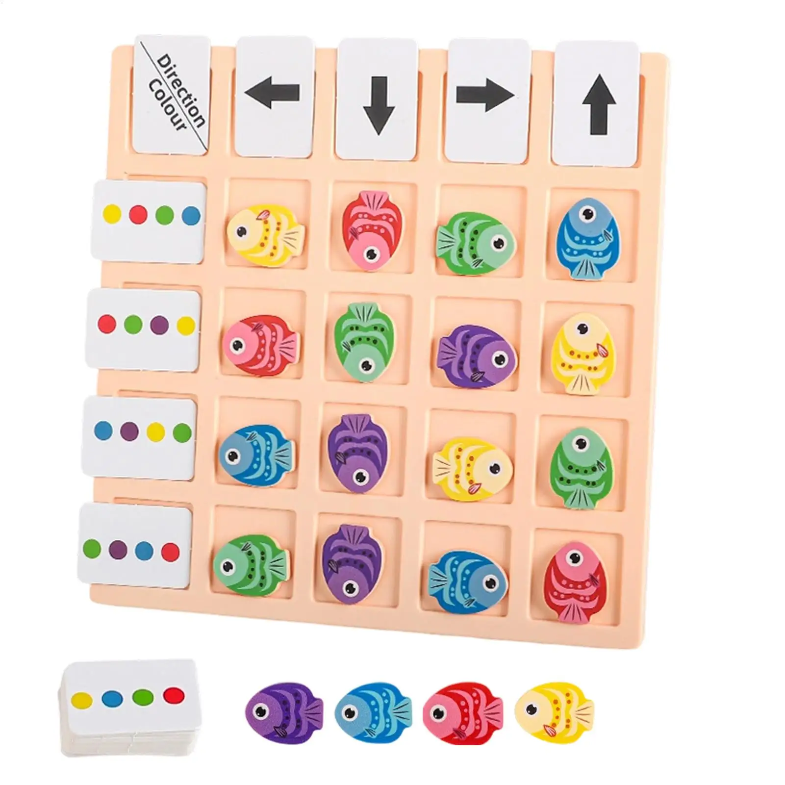 Color Sorting Toys Fish Logical Thinking Funny Educational Toys Kids Logic Sorting Matching Game For Boys Girls Home Daily