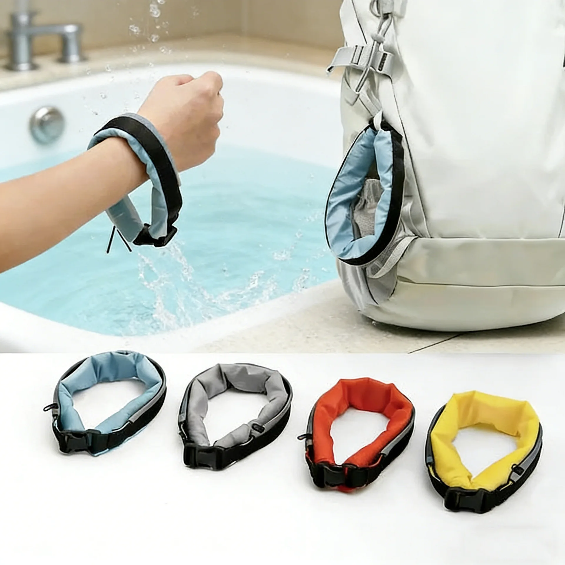 Outdoor swimming waterproof bag Ultra-light wear-resistant tote bag Travel business trip rafting Large capacity wet and dry