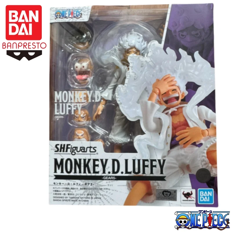 

In Stock Bandai Original S H Figuarts One Piece Monkey D Luffy Action Figure Model Doll Brand New Boxed Figure Toys Model Garage