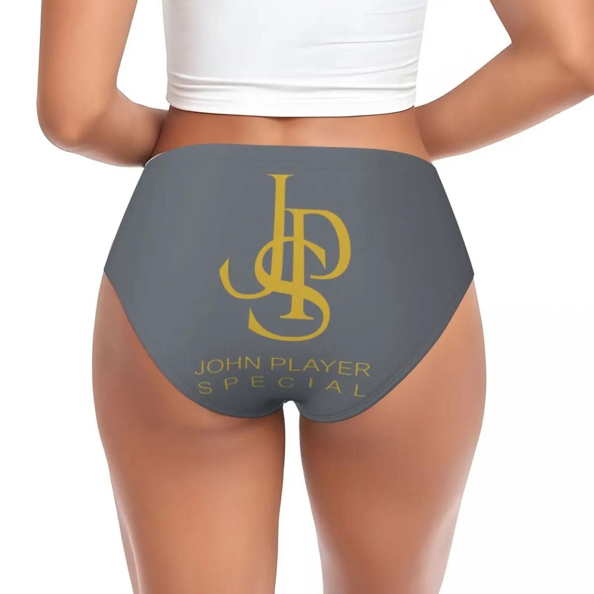 Custom Women JPS Team Brief Panties Female Soft John Player Special Underwear Underpants