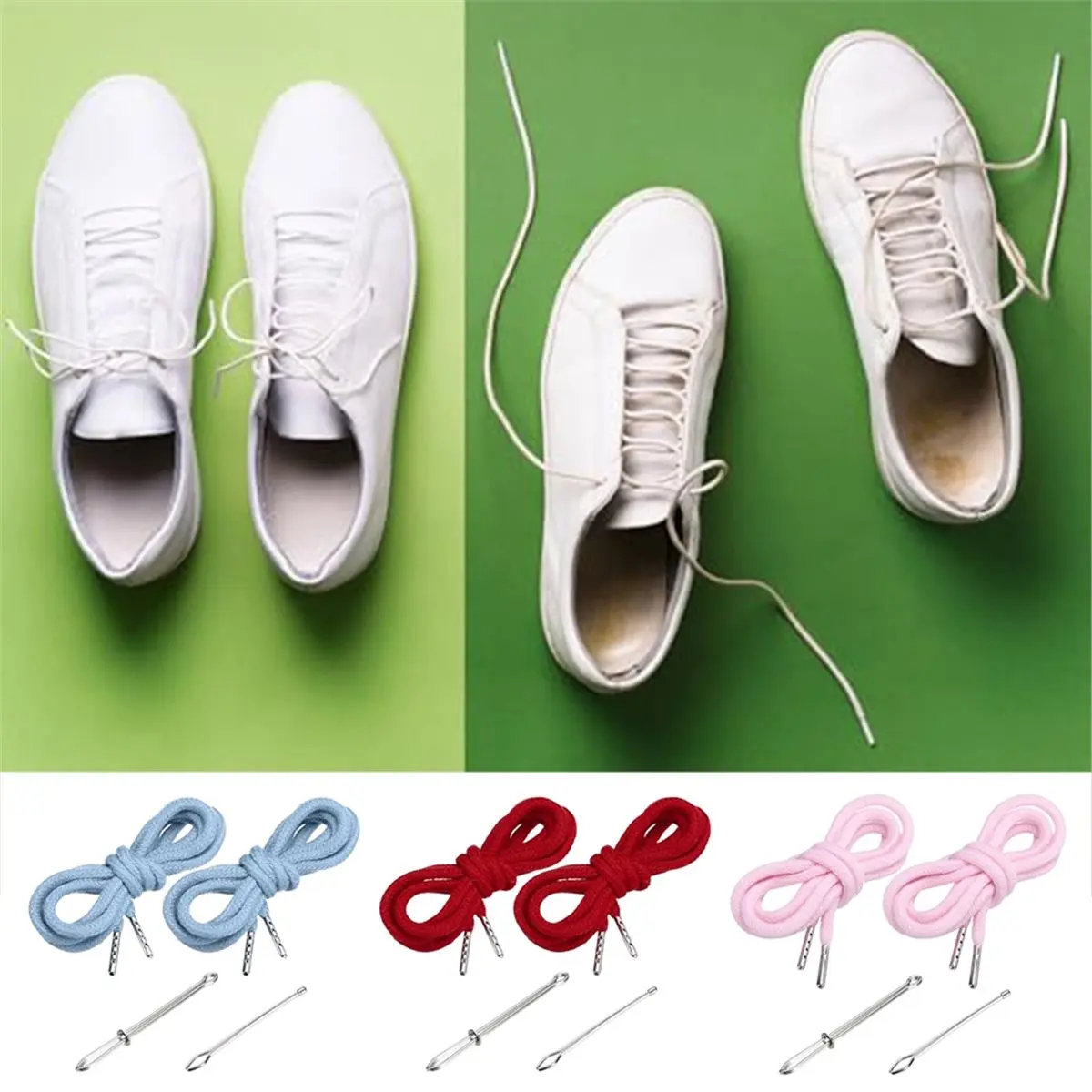2026 New Two Replacement Drawstrings with Two Easy Threaders, Suitable for Shorts, Jackets, Sweatpants, and Hoodies B
