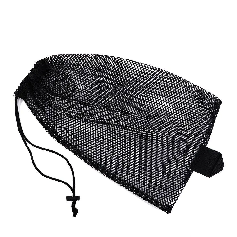 Saco Net Drawstring para Snorkel e Flippers, Equipamento de Natação, Acessórios Aquáticos, Armazenamento Snorkeling, Secagem Rápida