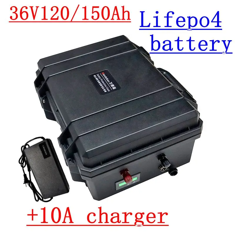 

36V 100Ah 120Ah 150AH 100A 120A 150A литиевый аккумулятор lifepo4 с Bluetooth BMS для 2000W 3000W 4000w тележка для гольфа лодка