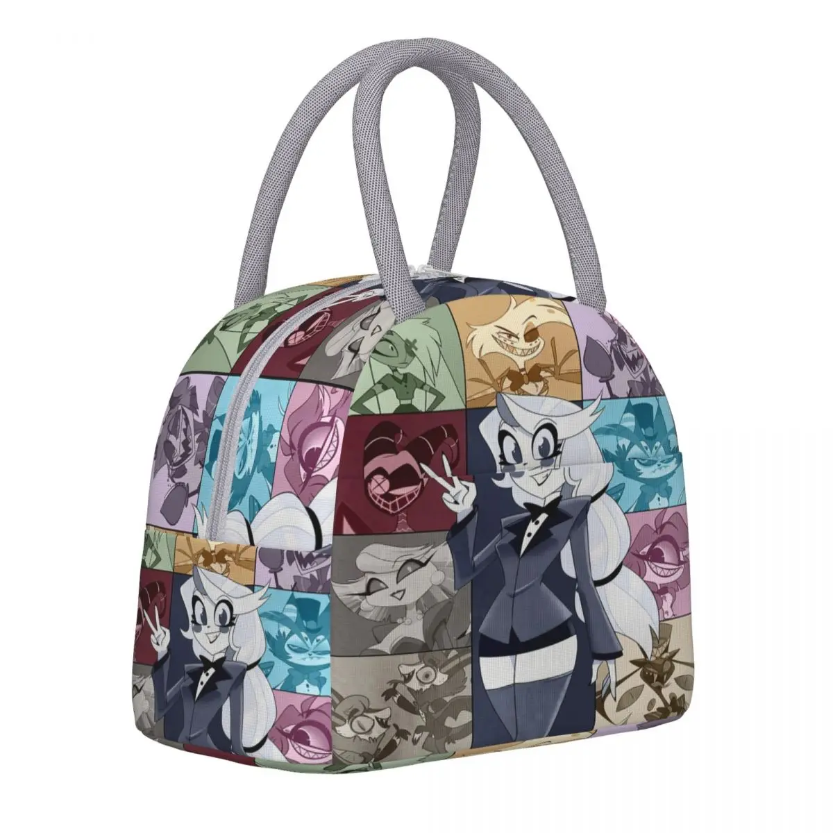 Insulated Lunch Bags Hazbins Hotels Alastor Vox 2 Merch Food Box New Arrival Cooler Thermal Lunch Box For Travel