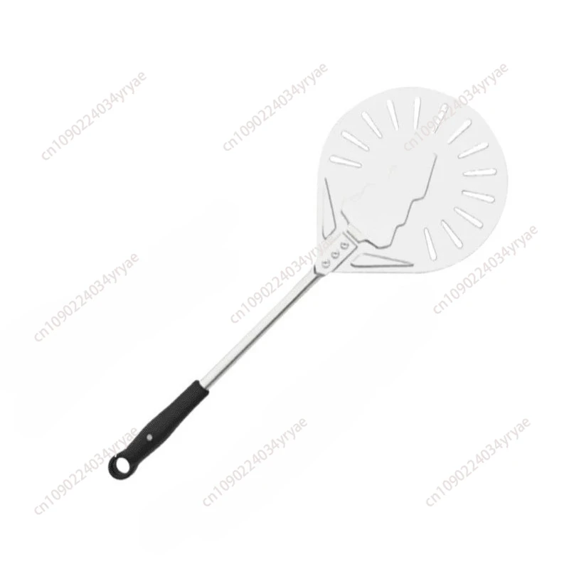 

Perforated Small Pizza Turning Peel Turner Stainless Steel with Retractable handle Pizza Oven Accessories