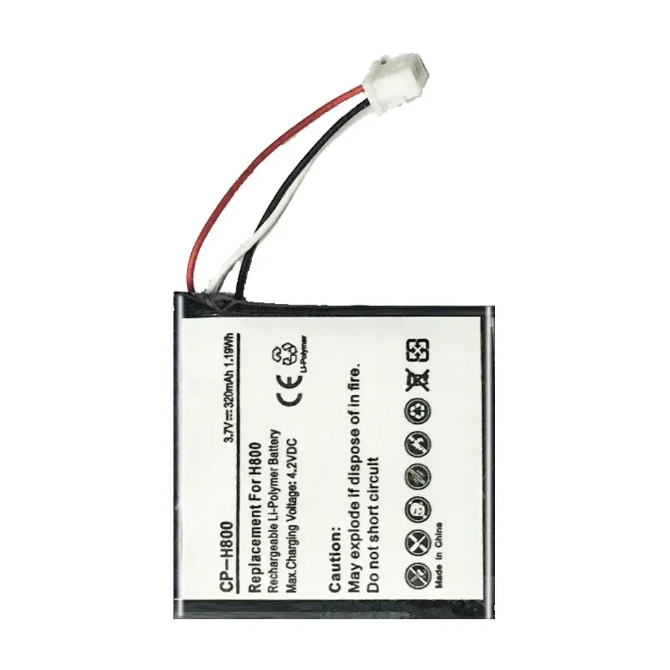 400mAh Battery 533-000067 for LOGITECH H800 533-000067 AHB472625PST 981-000337 Earphone Headphone