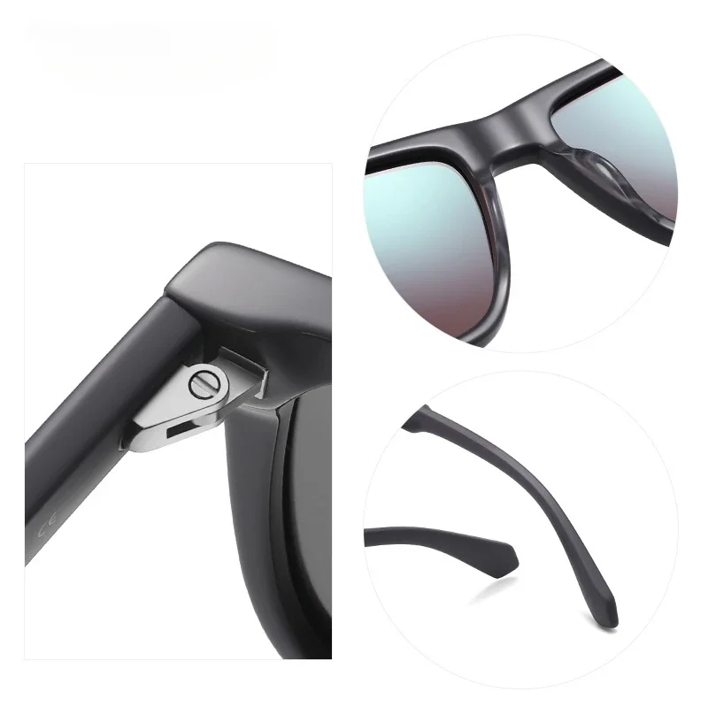 9105 Gafas de sol verdes Gafas de sol polarizadas de alta calidad para hombres Gafas de sol coloridas ópticas progresivas personalizadas para miopía Hipermetropía