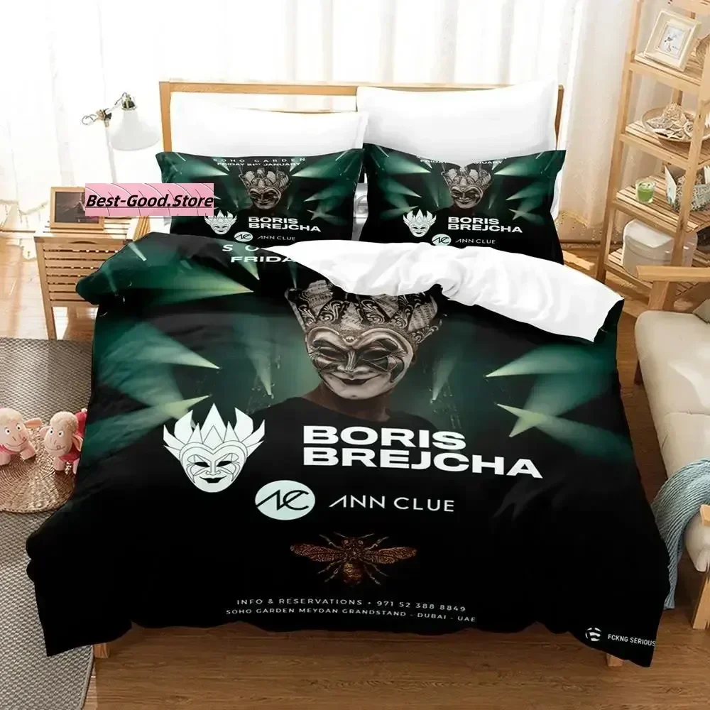 BORIS BREJCHA Single Twin Bedding Set Printed Bed Set With Pillowcase Bed Duvet Cover Soft Single Double Queen Super King Size
