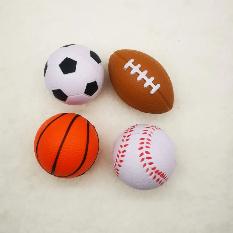 12 stücke 4cm Mini Schaum Ball Fußball Fußball basketball baseball Rugby Sport Stress Bälle für Kinder Erwachsene Schule Weihnachten geschenk