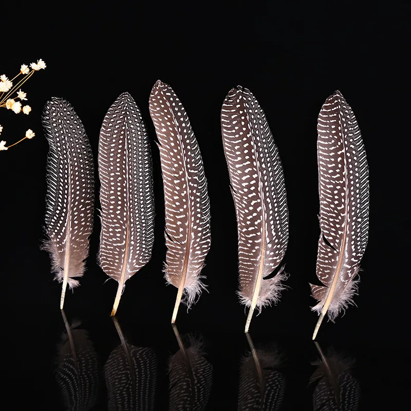 Pearl Chicken Feather 5-8in Natural Feather Fumigation processing DIY jewelry accessories Dream Chaser Decorative Feather